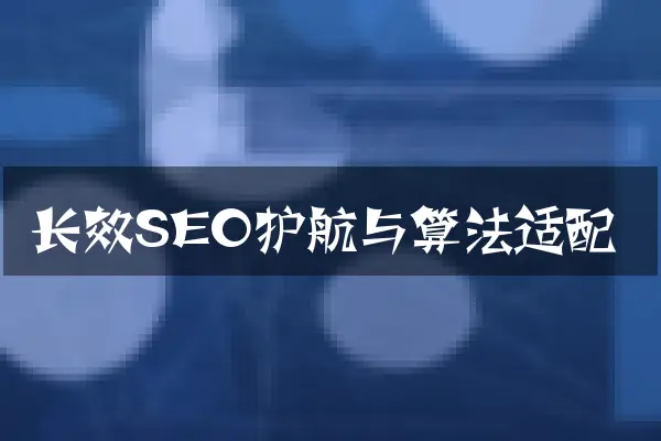长效SEO护航与算法适配